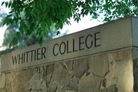 Whittier College is located in Whittier, CA