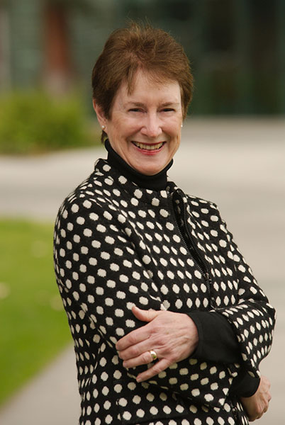 Whittier College President Sharon Herzberger