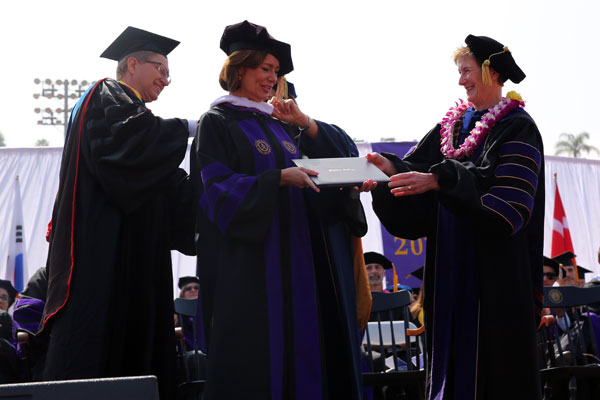 Maria Contreras-Sweet Receives Honorary Degree from Whittier College