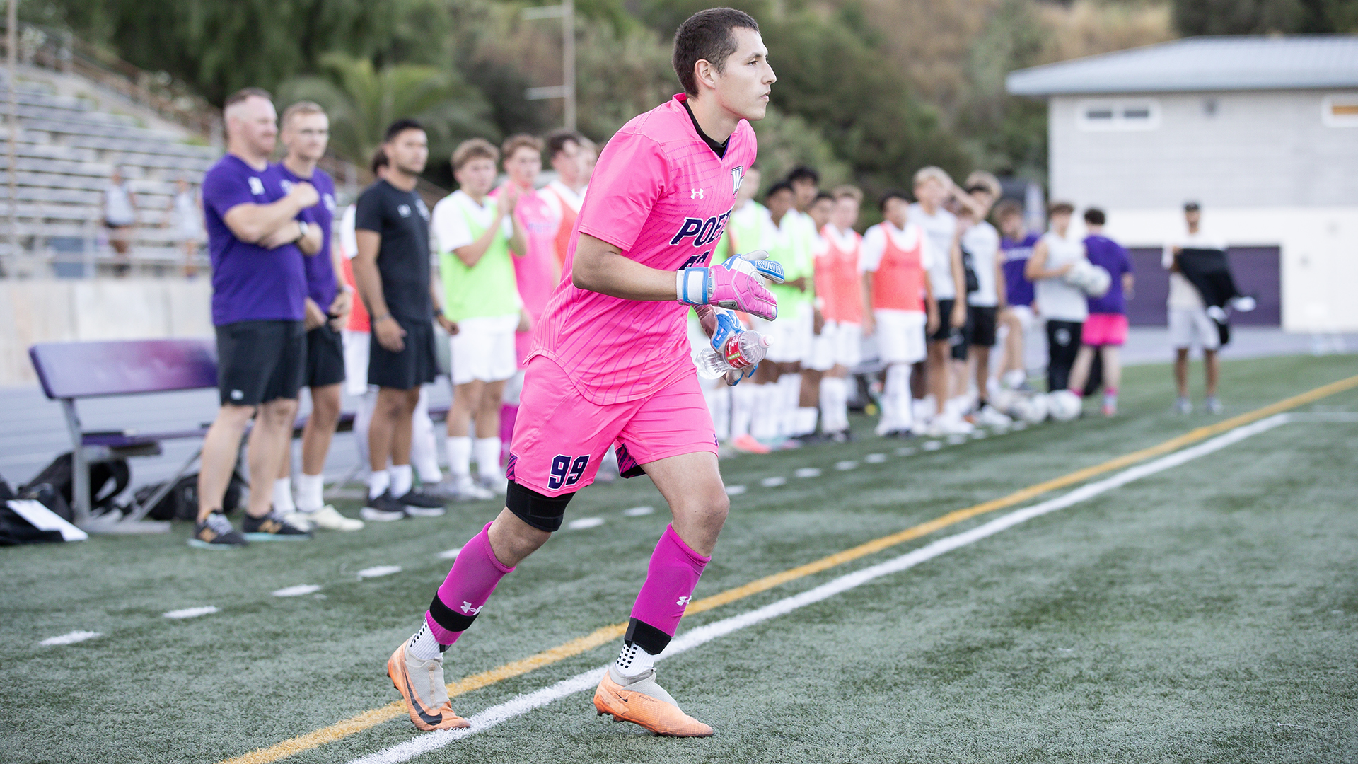 Anthony Chavoya playing for Whittier College | Courtesy Tony Leon/ActionWestPhotography.com