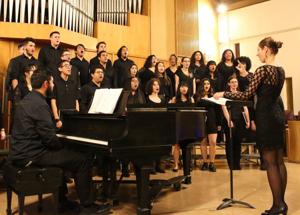 Choral Director and singers