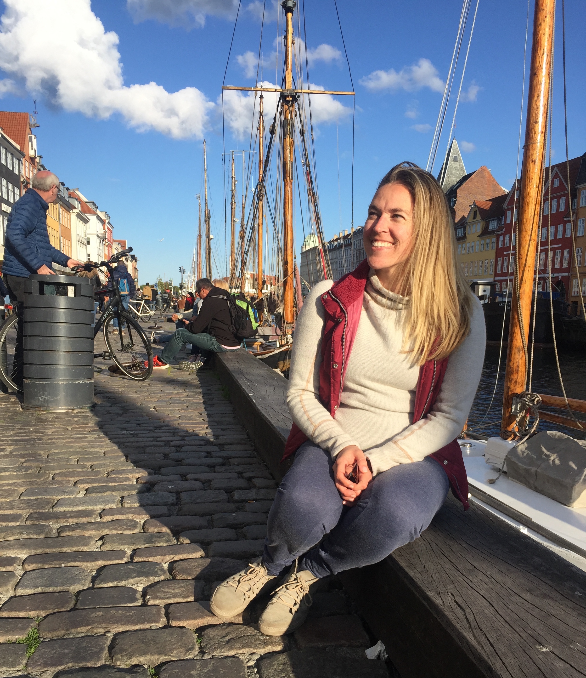 Thanks to Whittier College’s international opportunities, Karen Eisenhut ’08 lives and teaches in Denmark. The college’s Global Poet Scholarship awards $2,000 to every student who studies abroad through the Whittier College Office of International Programs.
