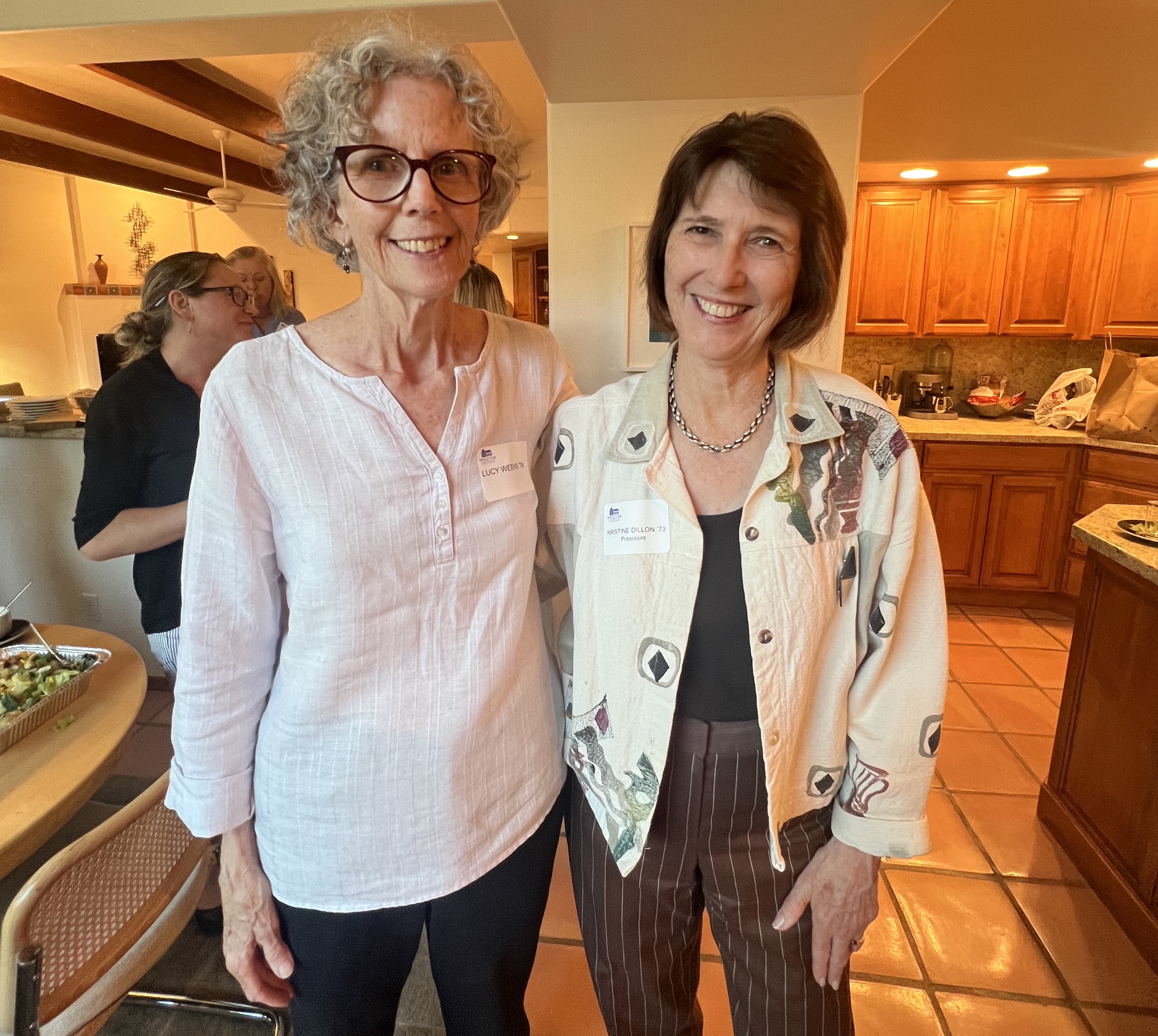 President Kristine E. Dillon ’73 hosted the first Poet4Life Tour at her home in Tucson, Arizona on May 22, 2024.  |  Ana Gutierrez/Whittier College