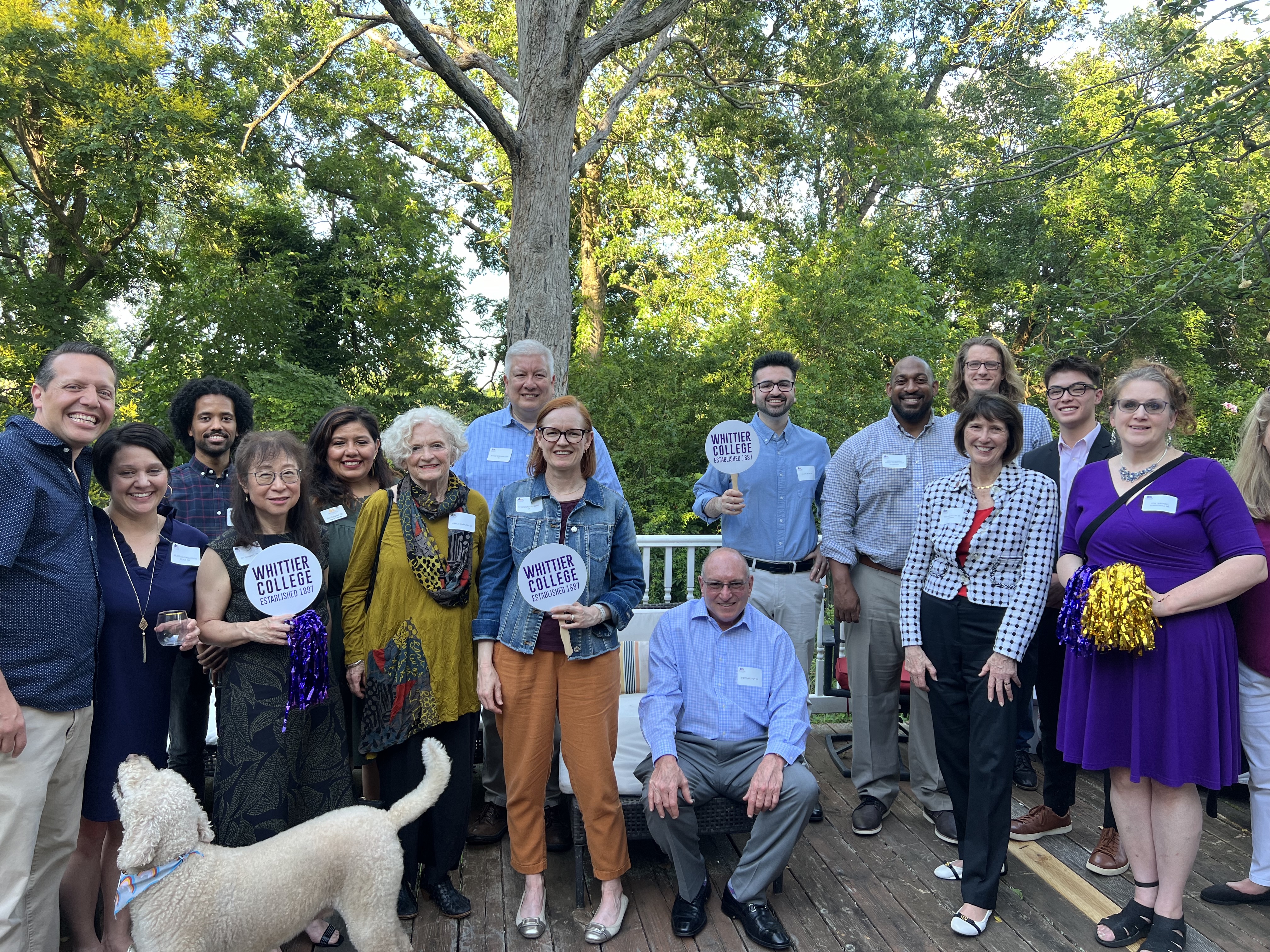 Whittier College alumni gather in Alexanderia, Virginia, for a stop on the Poet4Life Tour on June 7, 2024. |  Ana Gutierrez/Whittier College