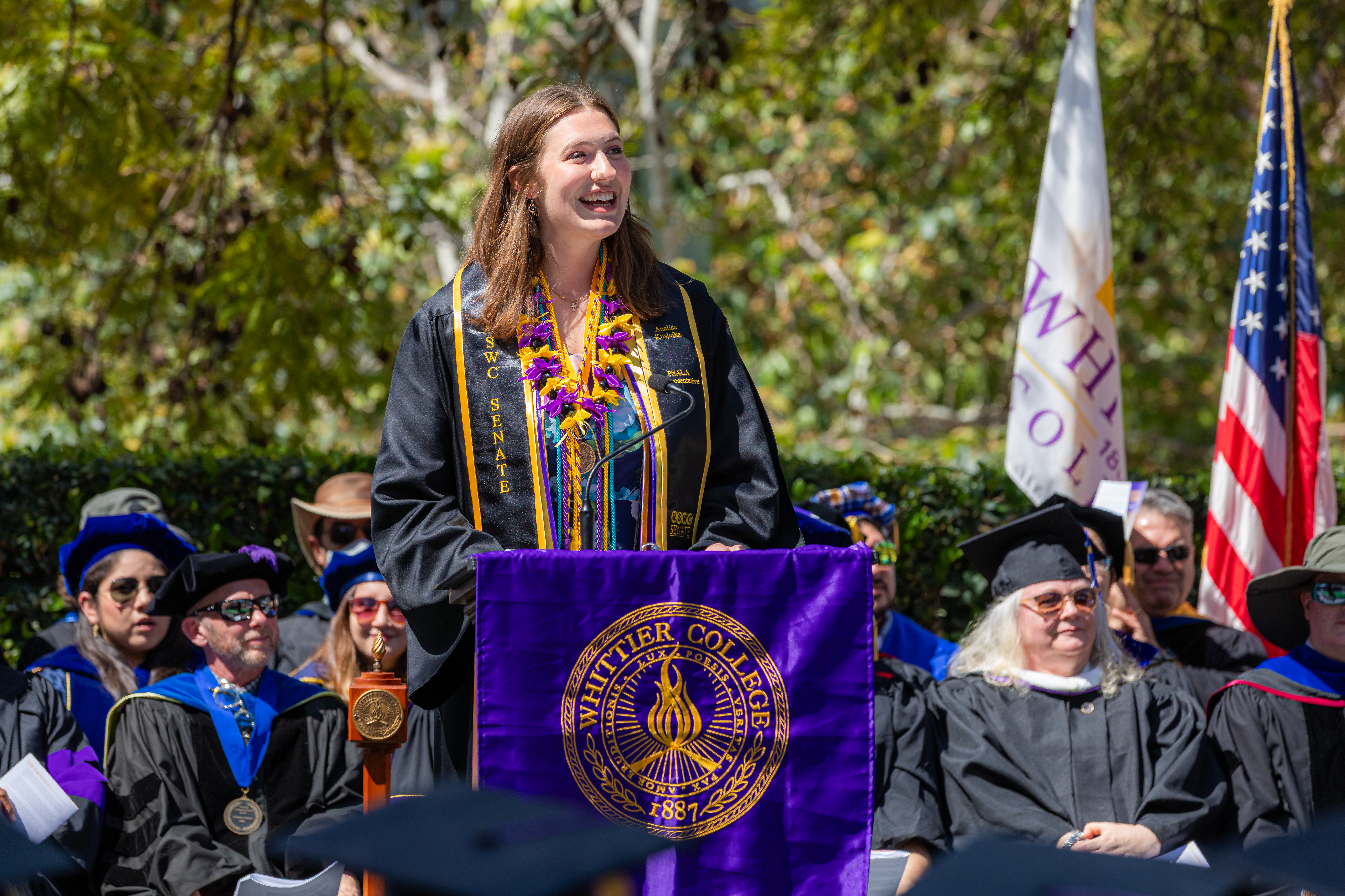 Student speaker Analise Kusleika ’25