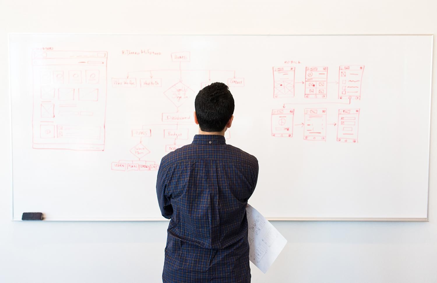 Student at White Board