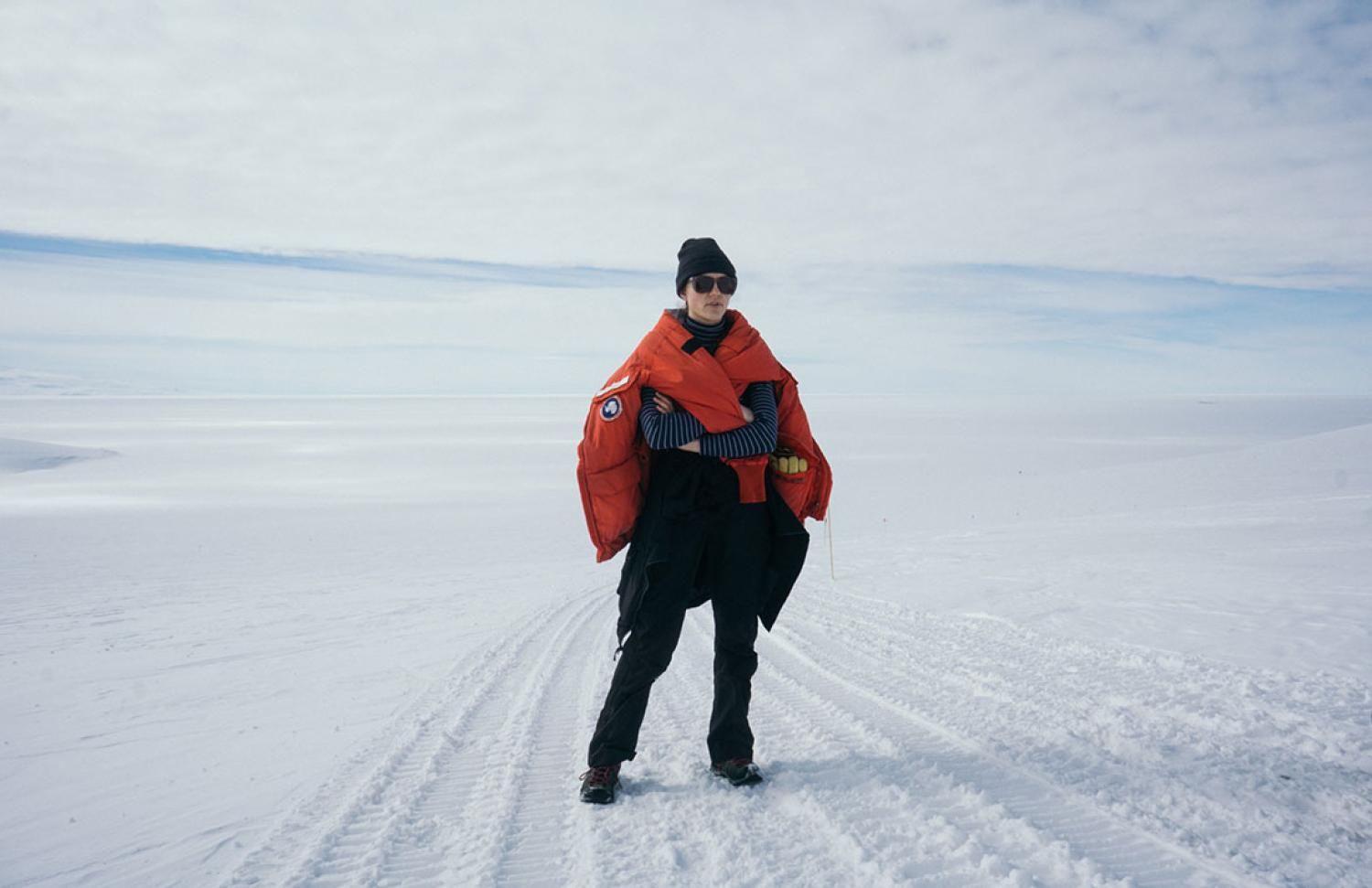 Auden Mucher in Antarctica