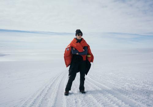 Auden Mucher in Antarctica