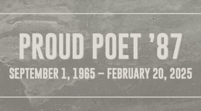 Forever Poets plaque rendering