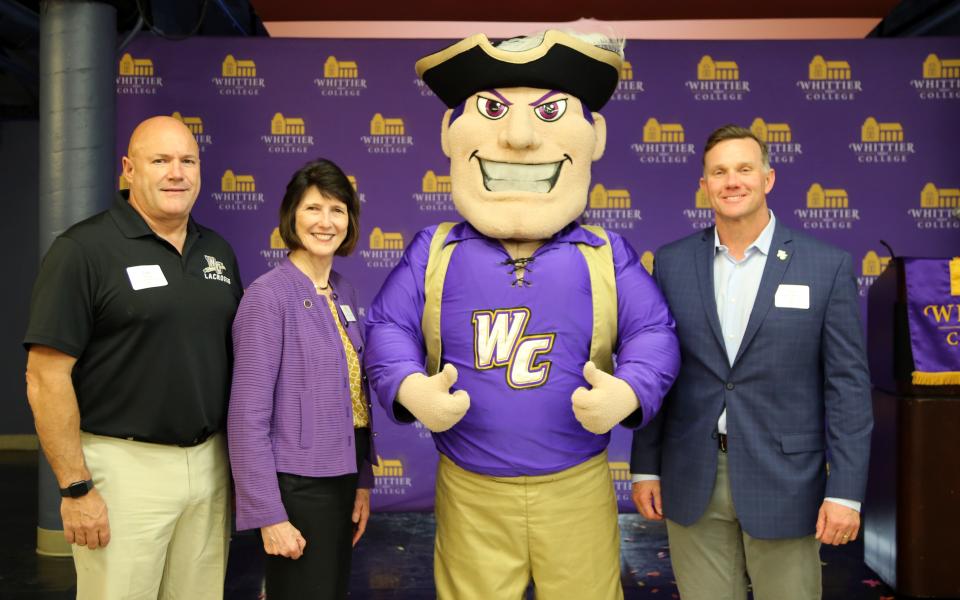 Scenes from the Whittier College football kickoff reception, Friday, Feb. 21, 2025.