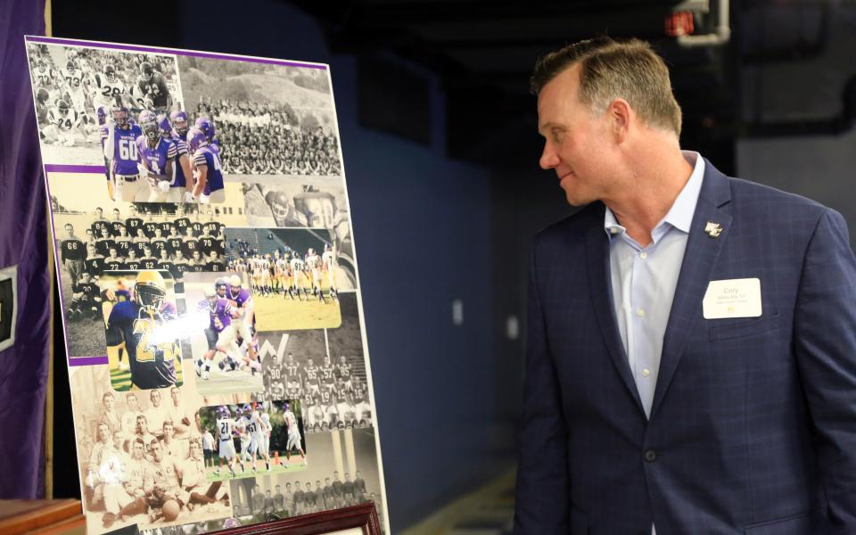 Scenes from the Whittier College football kickoff reception, Friday, Feb. 21, 2025.