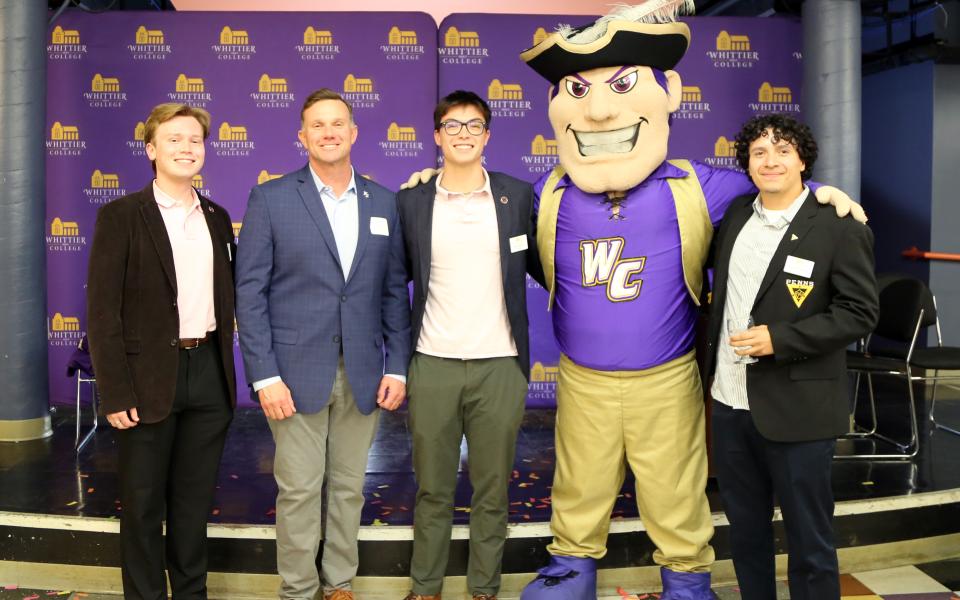 Scenes from the Whittier College football kickoff reception, Friday, Feb. 21, 2025.