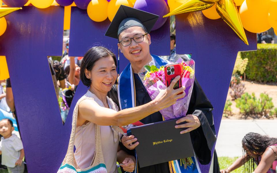 Scenes from Whittier College’s 122nd Commencement, Thursday, May 15, 2025
